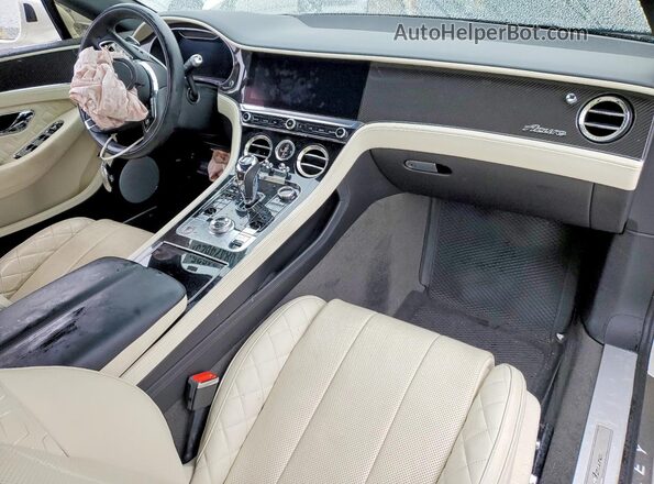 SCBDG4ZGXPC005190 2023 BENTLEY OTHER White Widok deski rozdzielczej