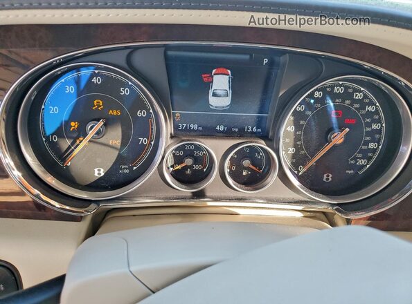 SCBEC9ZA7HC062005 2017 BENTLEY OTHER Blue Vista del cuadro de instrumentos