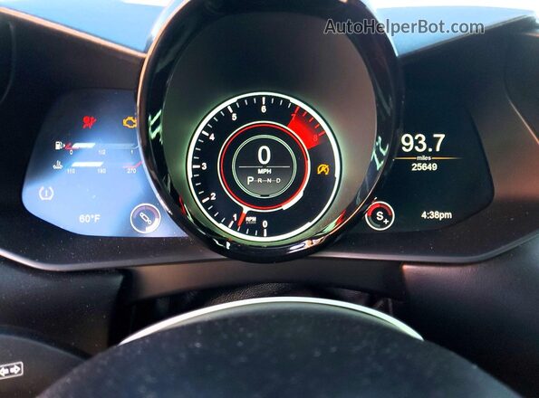 SCFSMGAW8KGN00881 2019 ASTON MARTIN VANTAGE Black Vista del cuadro de instrumentos