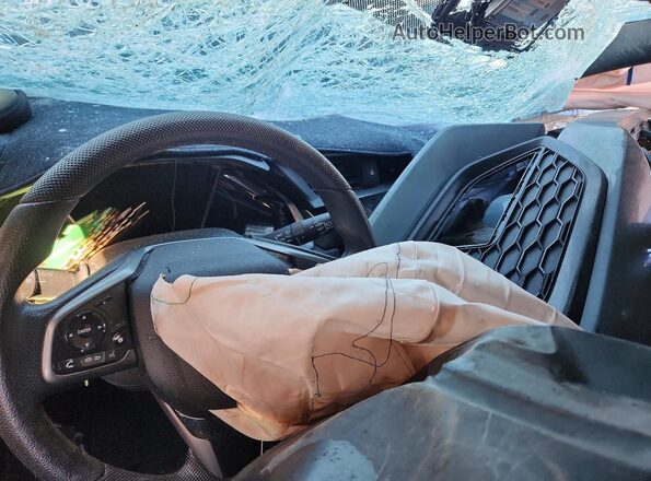 SHHFK7H69KU218544 2019 HONDA CIVIC Gray წინა პანელის ხედი