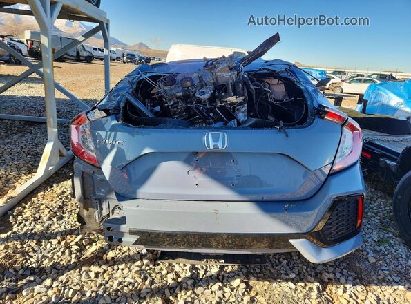 SHHFK7H69KU218544 2019 HONDA CIVIC Gray უკანა ხედი