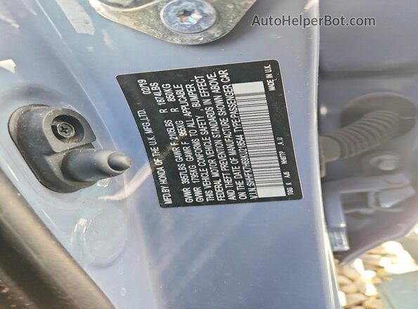 SHHFK7H69KU218544 2019 HONDA CIVIC Gray ძრავის განყოფილების ხედი