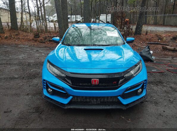 SHHFK8G72MU205539 2021 HONDA CIVIC TYPE R Синий Вид щитка приборов