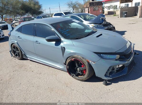 SHHFK8G75MU205275 2021 HONDA CIVIC TYPE R Серый Передняя правая четверть