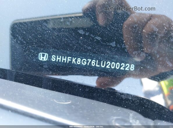 SHHFK8G76LU200228 2020 HONDA CIVIC TYPE R Белый Вид подкапотного пространства