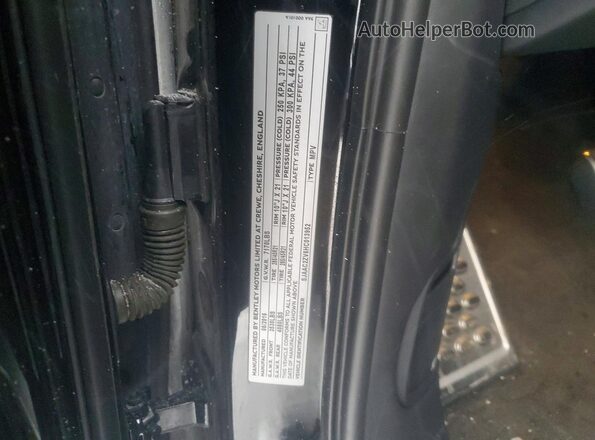 SJAAC2ZV6HC013952 2017 BENTLEY BENTAYGA Черный Вид наклейки с VIN-кодом