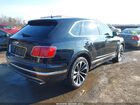2018 Bentley Bentayga   Черный vin: SJAAC2ZV6JC017909