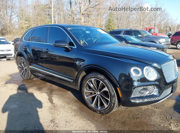 SJAAC2ZV6JC017909 2018 BENTLEY BENTAYGA Черный Передняя правая четверть