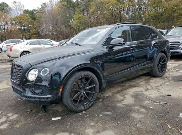 SJAAC2ZV7HC013149 2017 BENTLEY BENTAYGA Black Przód lewy