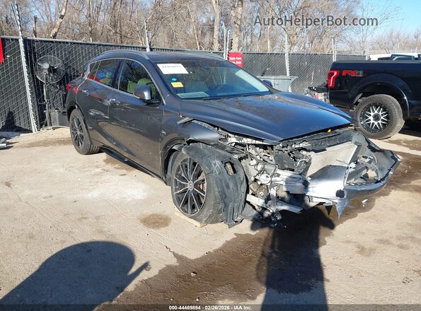 SJKCH5CP7KA008697 2019 INFINITI QX30 Gray Przód prawy