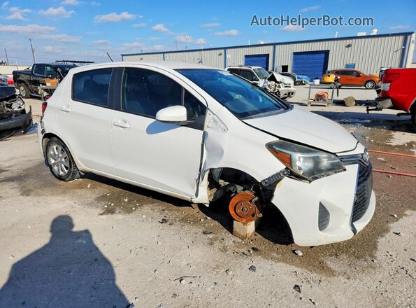 VNKKTUD33GA069224 2016 TOYOTA YARIS Белый Передняя правая четверть