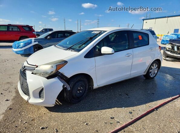 VNKKTUD33GA069224 2016 TOYOTA YARIS Белый Передняя левая четверть