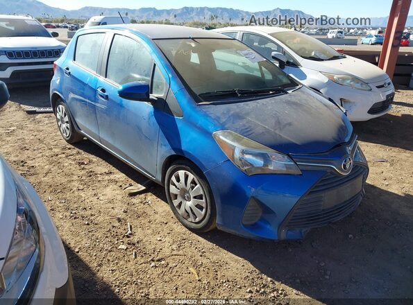 VNKKTUD38GA058512 2016 TOYOTA YARIS Blue წინა მარჯვენა