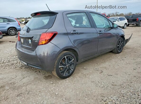 VNKKTUD3XGA070970 2016 TOYOTA YARIS Серый Задняя правая четверть