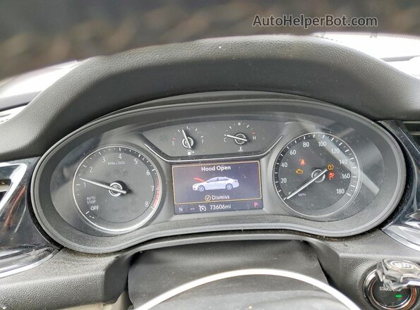 W04GL6SX6K1006797 2019 BUICK REGAL Серый Вид щитка приборов