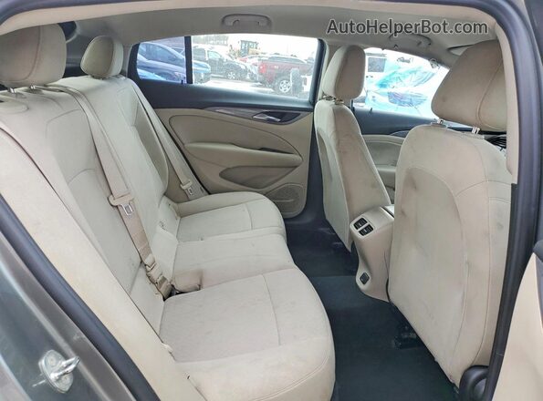 W04GL6SX6K1006797 2019 BUICK REGAL Серый Вид задних сидений