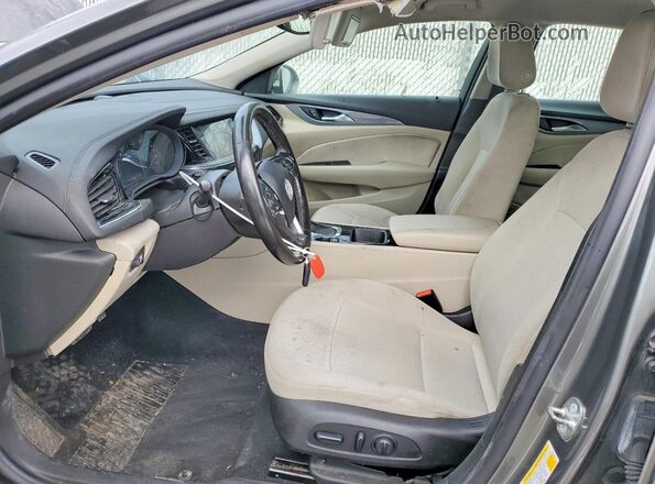 W04GL6SX6K1006797 2019 BUICK REGAL Серый Вид салона спереди