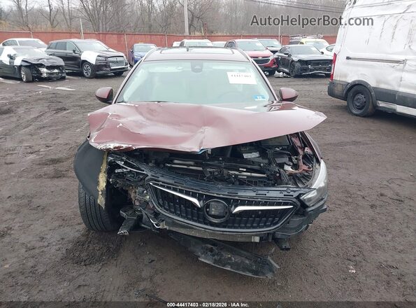 W04GV8SX4J1084287 2018 BUICK REGAL Burgundy Սարքավորումների վահանակի տեսք