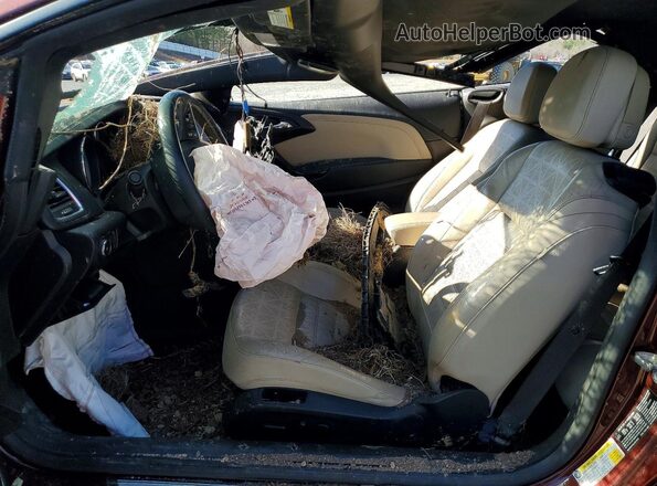 W04WH3N54JG014012 2018 BUICK CASCADA Бордовый Вид салона спереди