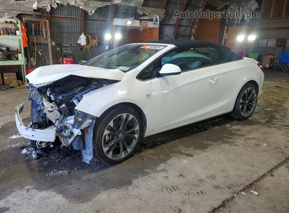 W04WH3N57JG088542 2018 BUICK CASCADA Белый Передняя левая четверть