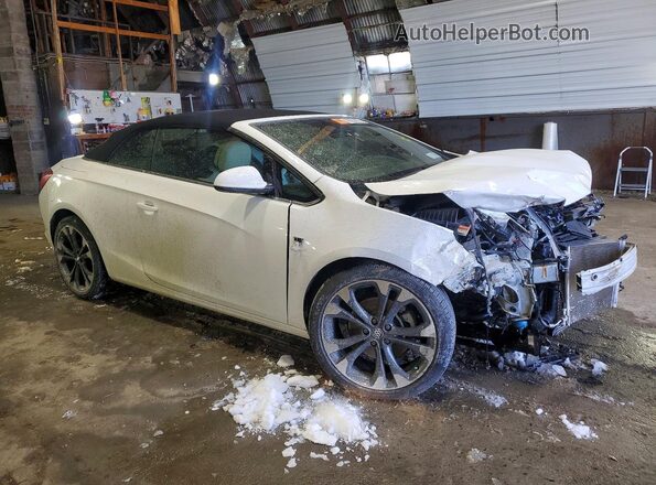 W04WH3N57JG088542 2018 BUICK CASCADA Белый Передняя правая четверть