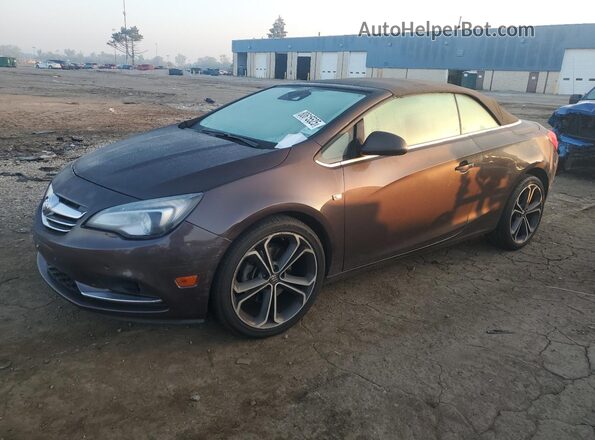 W04WH3N59HG093137 2017 BUICK CASCADA Коричневый Передняя левая четверть