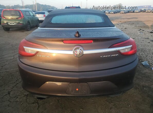 W04WH3N59HG093137 2017 BUICK CASCADA Коричневый Вид сзади