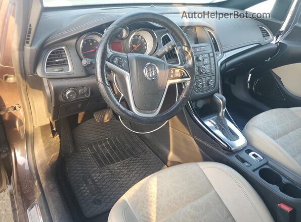 W04WH3N59HG093137 2017 BUICK CASCADA Коричневый Вид панели приборов