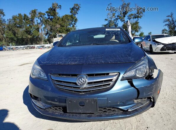 W04WT3N53GG101150 2016 BUICK CASCADA Blue Front view