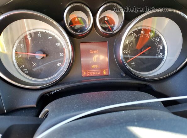 W04WT3N53GG101150 2016 BUICK CASCADA Blue Instrument cluster view