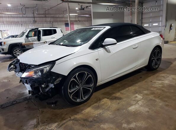 W04WT3N56GG044359 2016 BUICK CASCADA Белый Передняя левая четверть