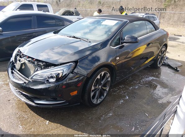 W04WT3N57GG130165 2016 BUICK CASCADA Черный Передняя левая четверть