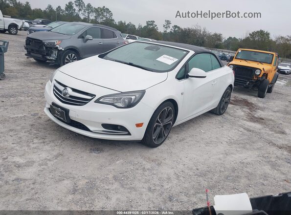 W04WT3N59GG065299 2016 BUICK CASCADA Белый Передняя левая четверть