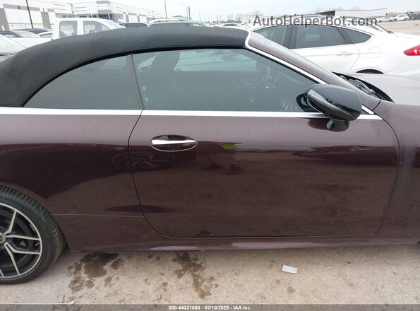 W1K1K5KB8MF159254 2021 MERCEDES-BENZ E-CLASS Темно-бордовый Вид задней части салона