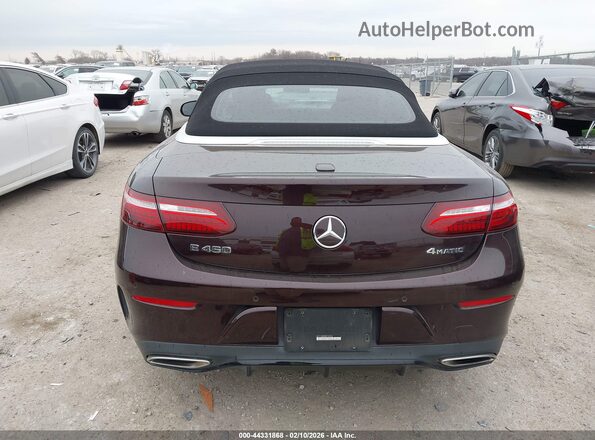 W1K1K5KB8MF159254 2021 MERCEDES-BENZ E-CLASS Темно-бордовый 