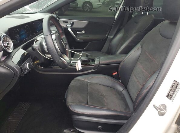 W1K3G4EB0MJ273553 2021 MERCEDES-BENZ A White წინა სალონის ხედი