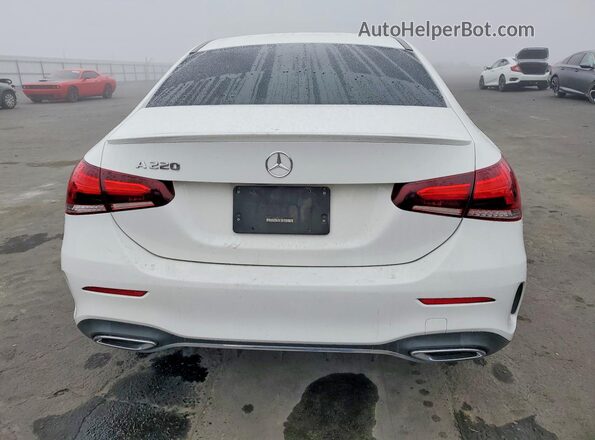 W1K3G4EB0MJ273553 2021 MERCEDES-BENZ A White უკანა ხედი