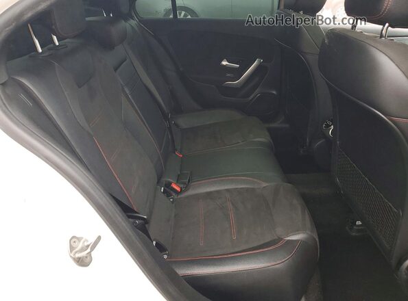 W1K3G4EB0MJ273553 2021 MERCEDES-BENZ A White უკანა სავარძლების ხედი