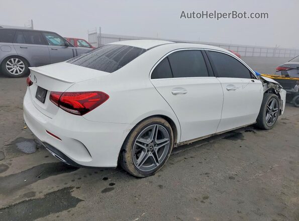 W1K3G4EB0MJ273553 2021 MERCEDES-BENZ A White უკანა მარჯვენა