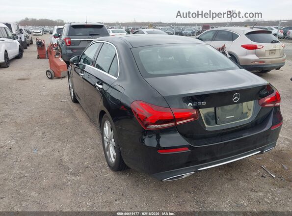 W1K3G4EB4MJ276794 2021 MERCEDES-BENZ A 220 Black Հետևի ձախ