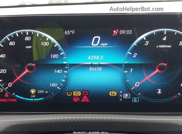W1K3G4EB4MJ276794 2021 MERCEDES-BENZ A 220 Black Հետևի նստատեղերի տեսք
