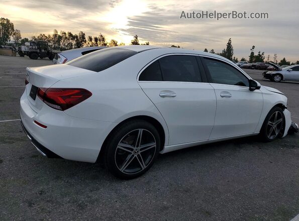 W1K3G4EB5MJ298223 2021 MERCEDES-BENZ A Белый Задняя правая четверть