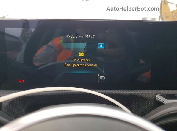 W1K3G4EB5MJ298223 2021 MERCEDES-BENZ A Белый Вид щитка приборов