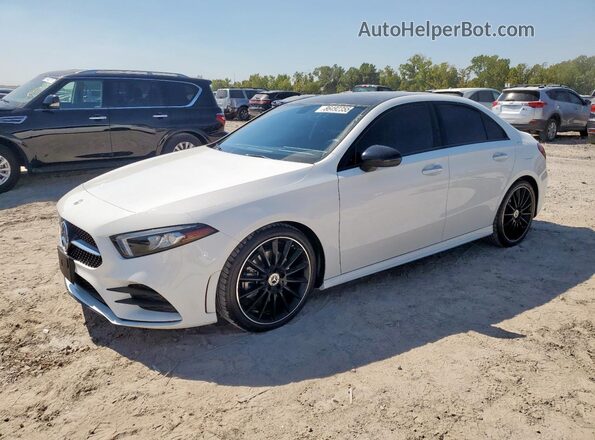 W1K3G4EB5NJ357384 2022 MERCEDES-BENZ A Белый Передняя левая четверть