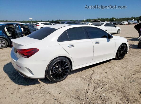 W1K3G4EB5NJ357384 2022 MERCEDES-BENZ A Белый Задняя правая четверть