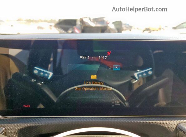 W1K3G4EB5NJ357384 2022 MERCEDES-BENZ A Белый Вид щитка приборов