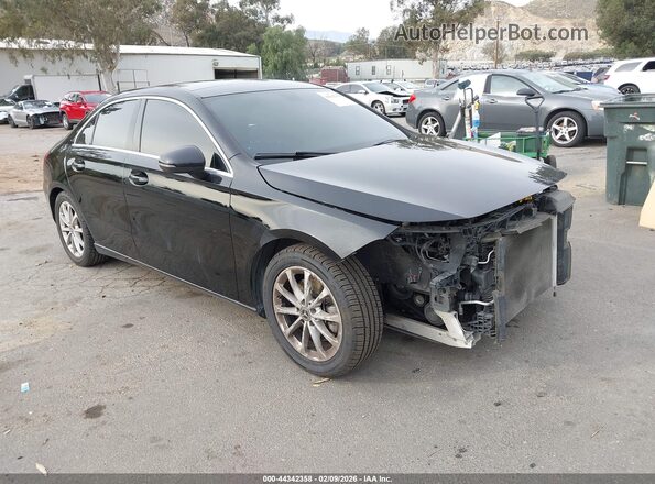 W1K3G4EB6MJ265599 2021 MERCEDES-BENZ A 220 Черный Передняя правая четверть