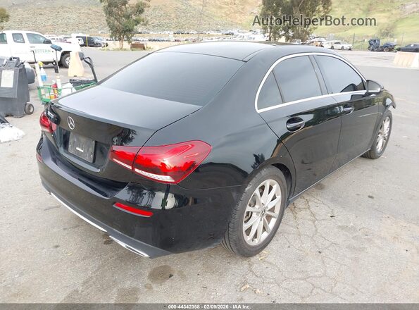W1K3G4EB6MJ265599 2021 MERCEDES-BENZ A 220 Черный Задняя правая четверть