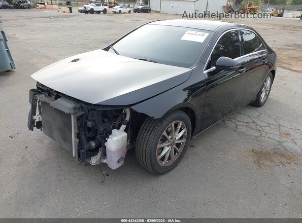 W1K3G4EB6MJ265599 2021 MERCEDES-BENZ A 220 Черный Передняя левая четверть