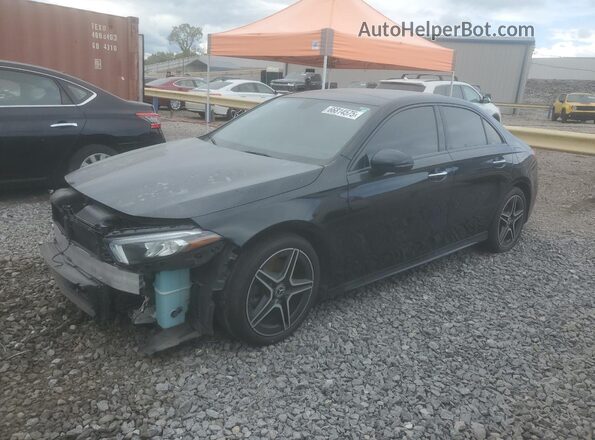 W1K3G4EB6NJ364330 2022 MERCEDES-BENZ A Черный Передняя левая четверть